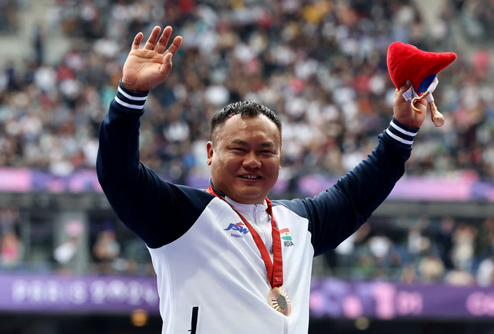 Hokato Hotozhe Sema wins Bronze at 2024 Paris Paralympics