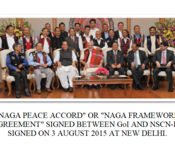 naga peace accord or framework agreement of 2015