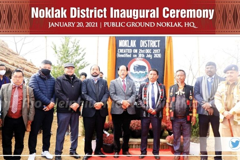Noklak district inauguration