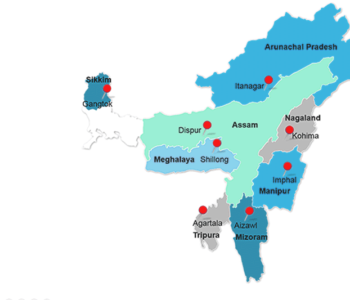 Capitals of North-Eastern-States-of-India